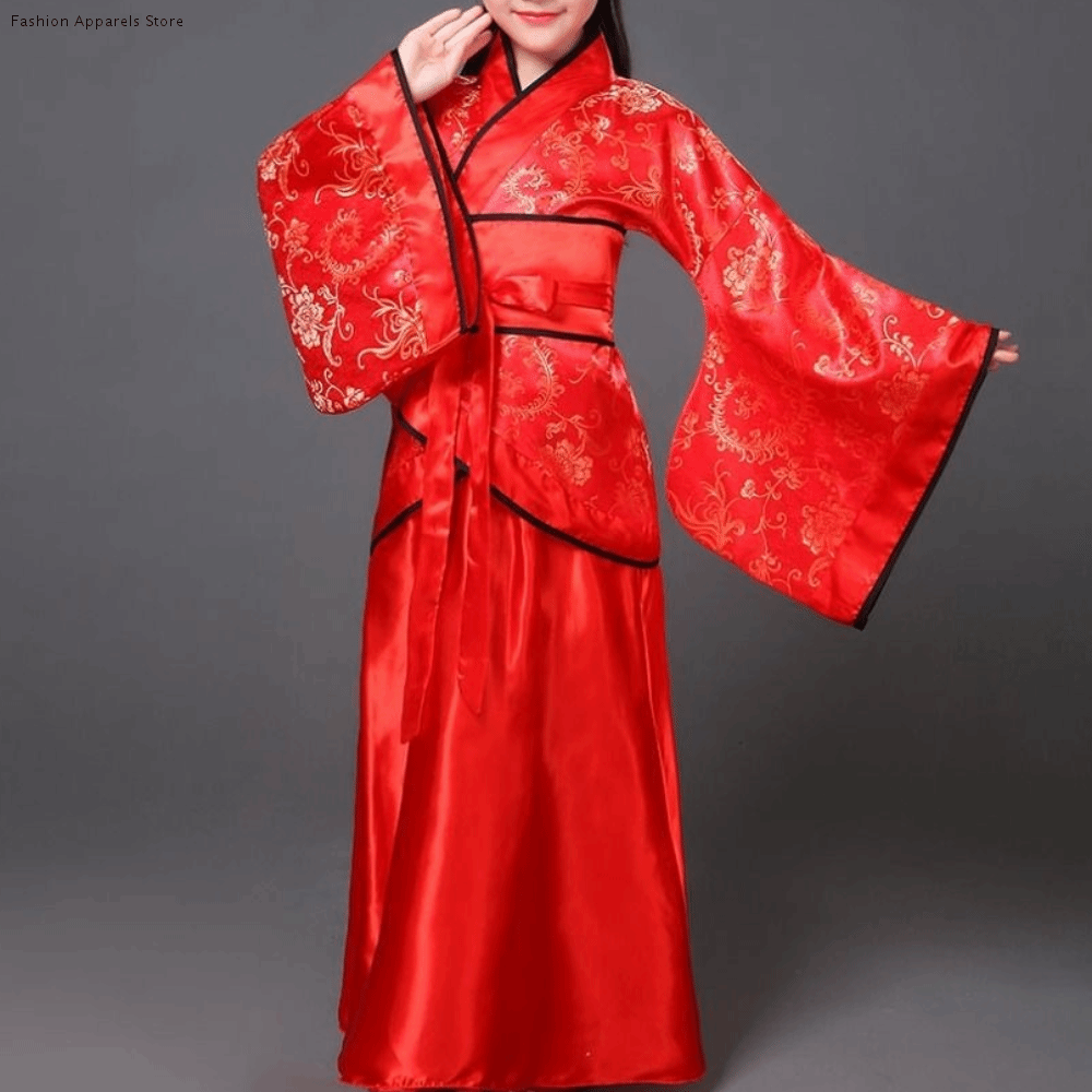 Elegant Ethnic Children's Anci - Robe Silk Women ulasan dan harga