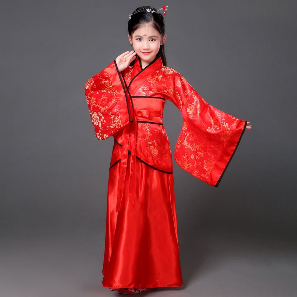 Elegant Ethnic Children's Anci - Robe Silk Women ulasan dan harga