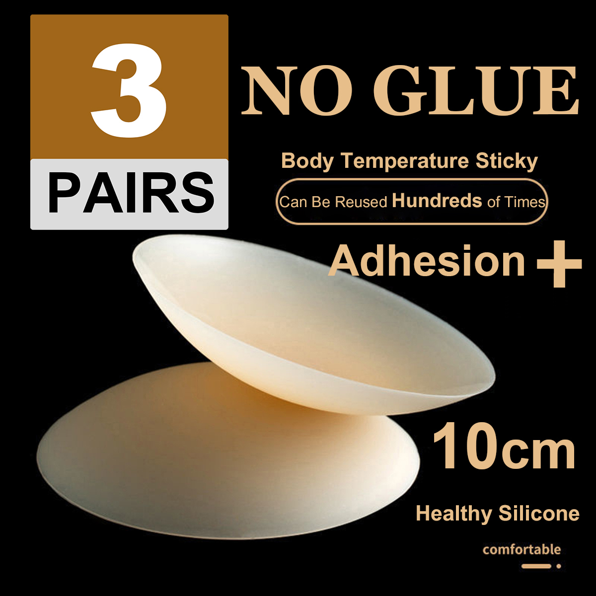 3Pairs No Glue Nipple Cover 10 - Nipple Cover Pasties ulasan dan harga