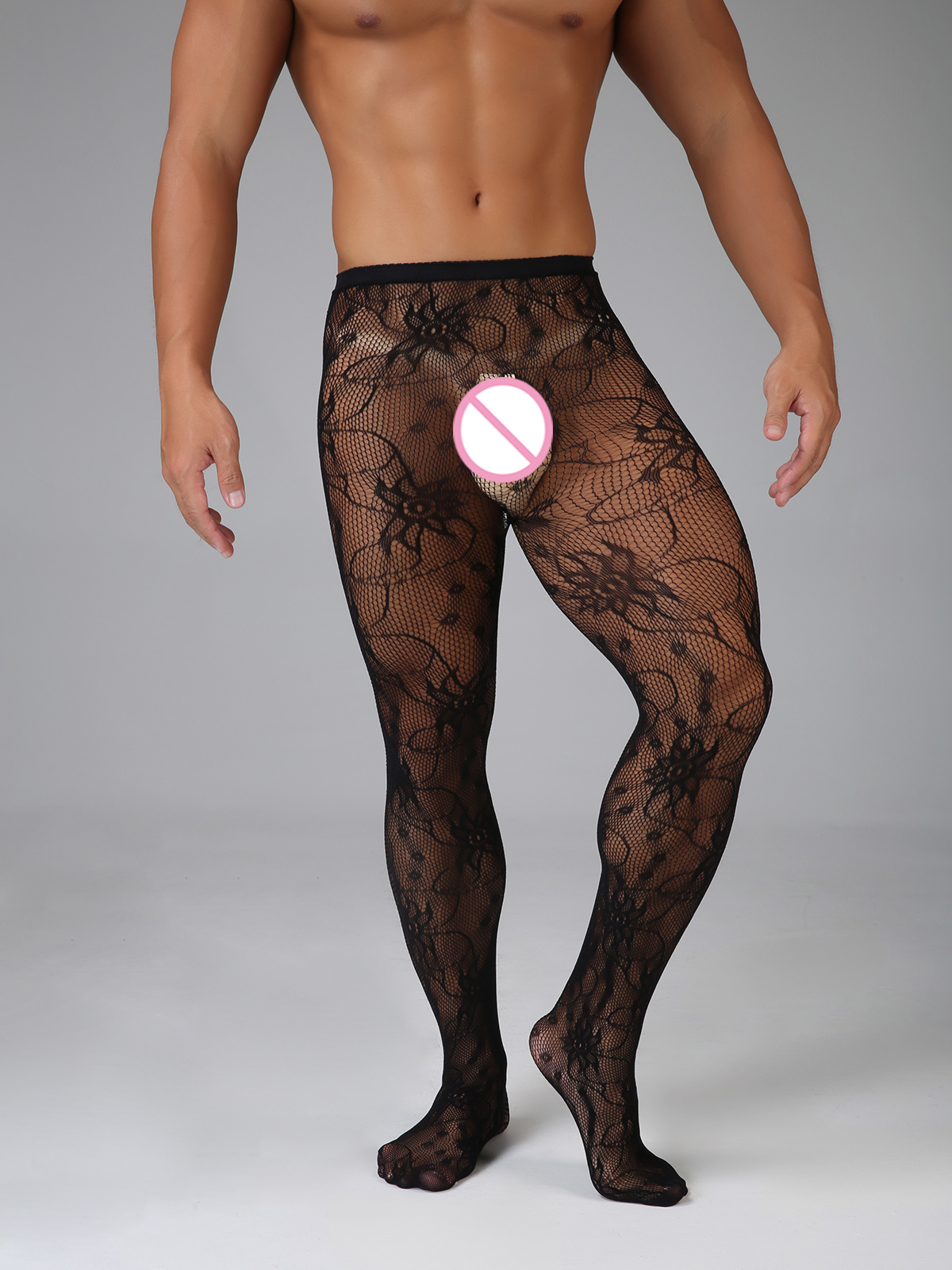Long Fishnet Sexy Men Thigh Hi - Bodystocking Fishnet ulasan dan harga