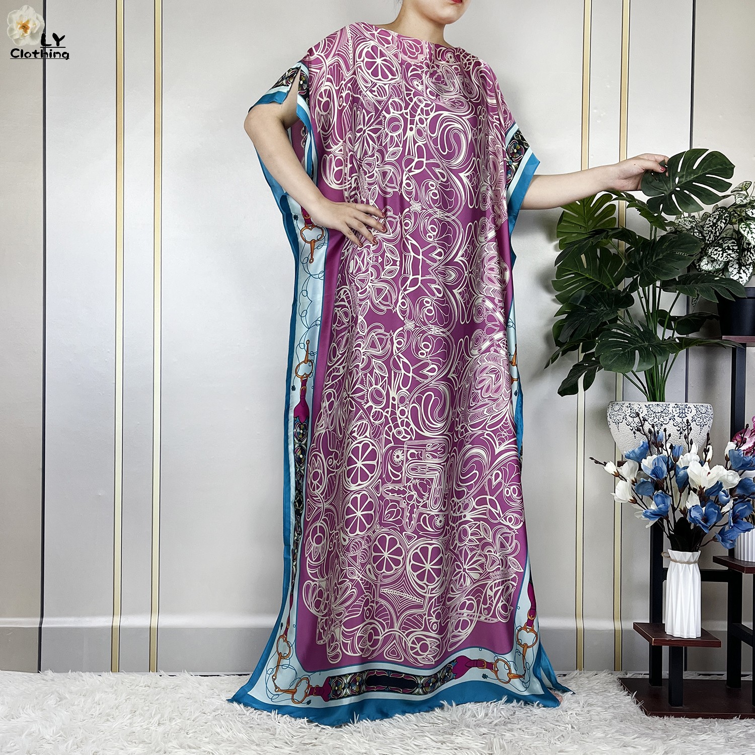 Muslim Abayas For Women 2023 N - Robe Silk Women ulasan dan harga