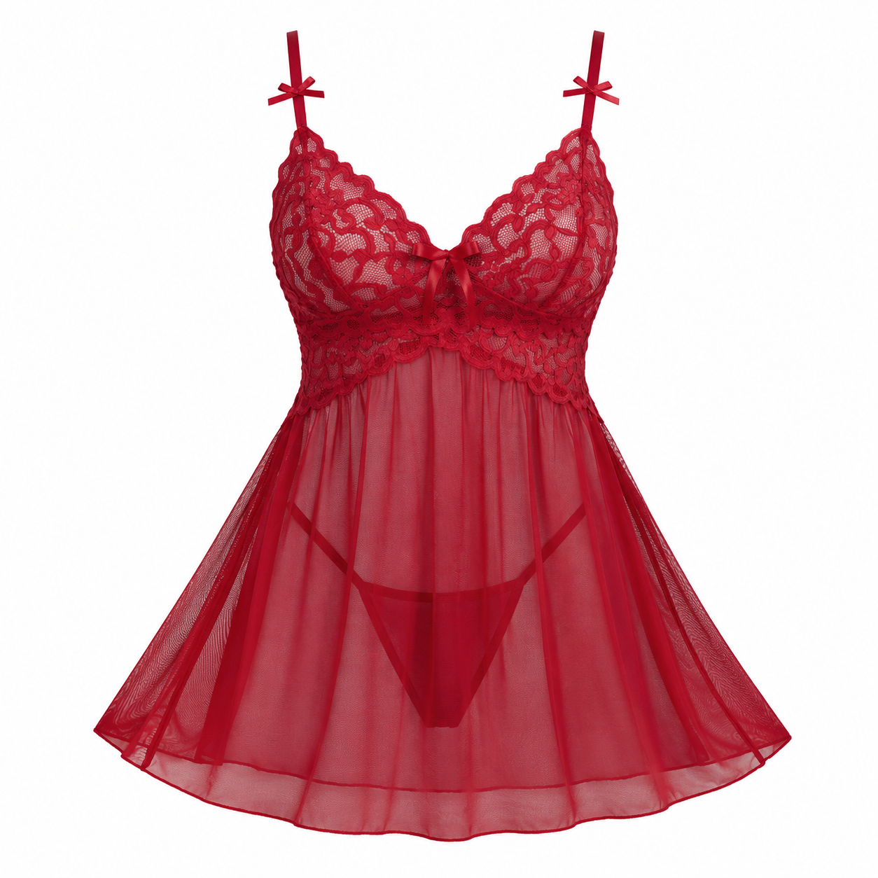 Lace Babydoll Lingerie for Wom - Babydoll Chemise Night ulasan dan harga