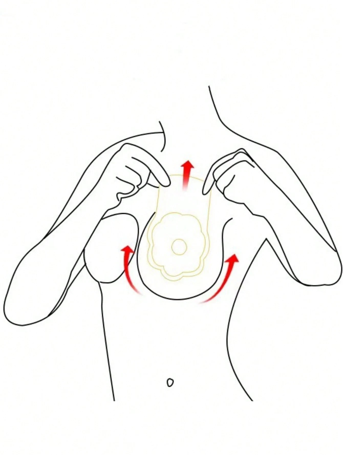 1pair Silicone Breast Lift Tap - Push Up Bra Padded ulasan dan harga