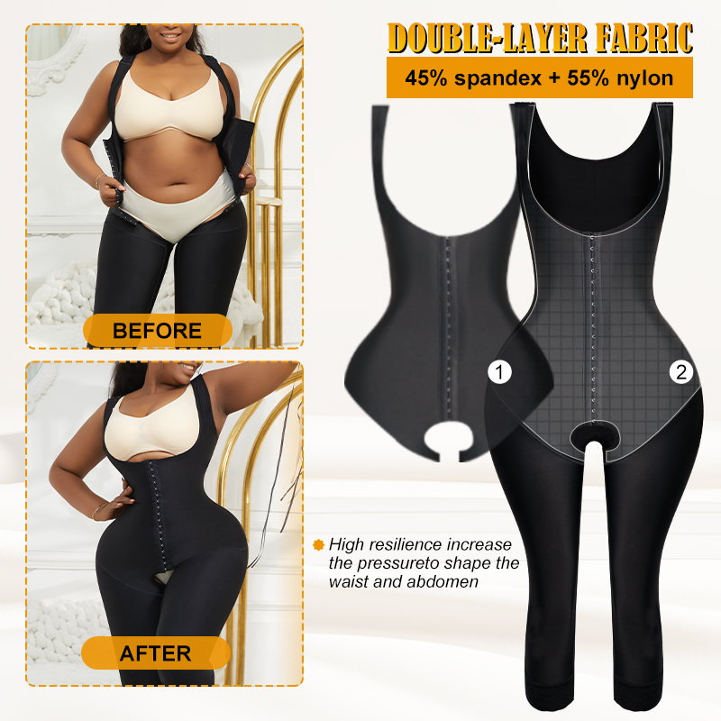 Women's Full Body Shaper Compr - Shapewear Bodysuit Firm ulasan dan harga