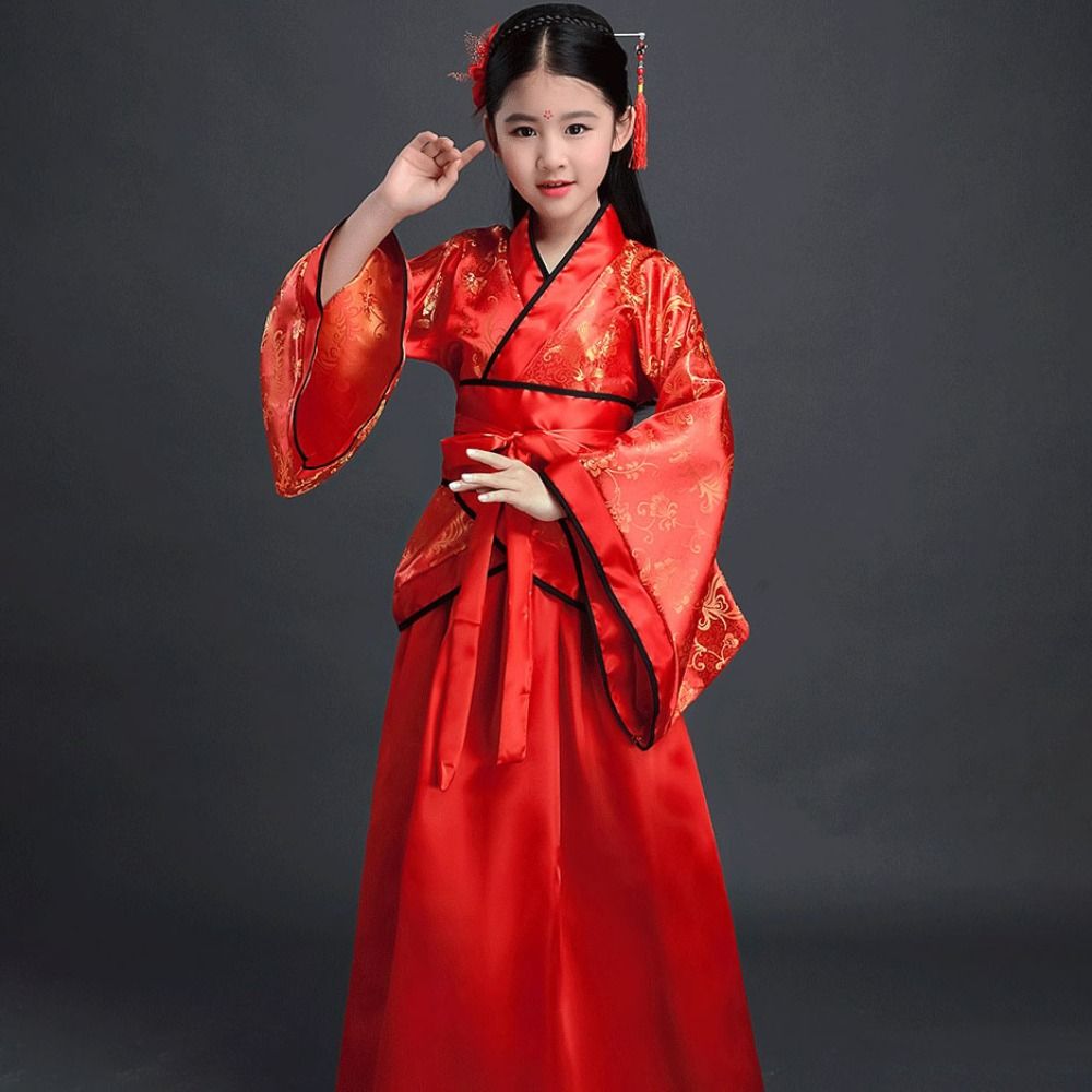 Elegant Ethnic Children's Anci - Robe Silk Women ulasan dan harga