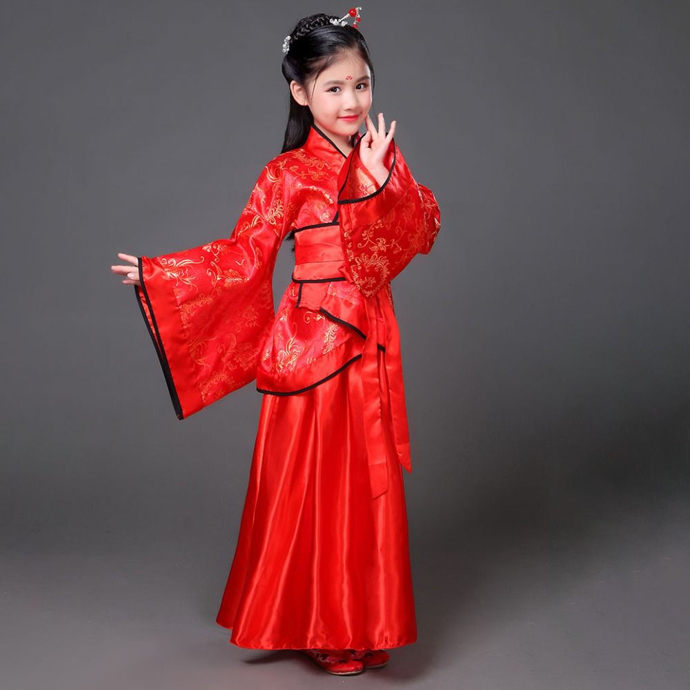 Elegant Ethnic Children's Anci - Robe Silk Women ulasan dan harga