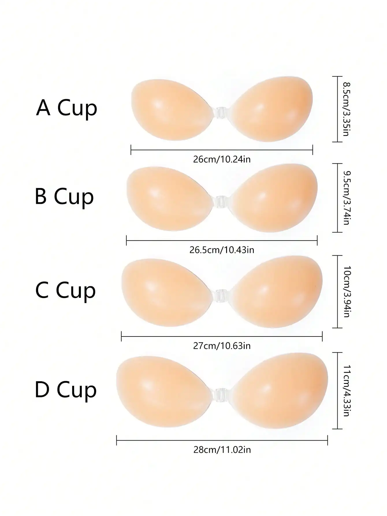1pc Women's Silicone Sticky Br - Strapless Bra Backless ulasan dan harga