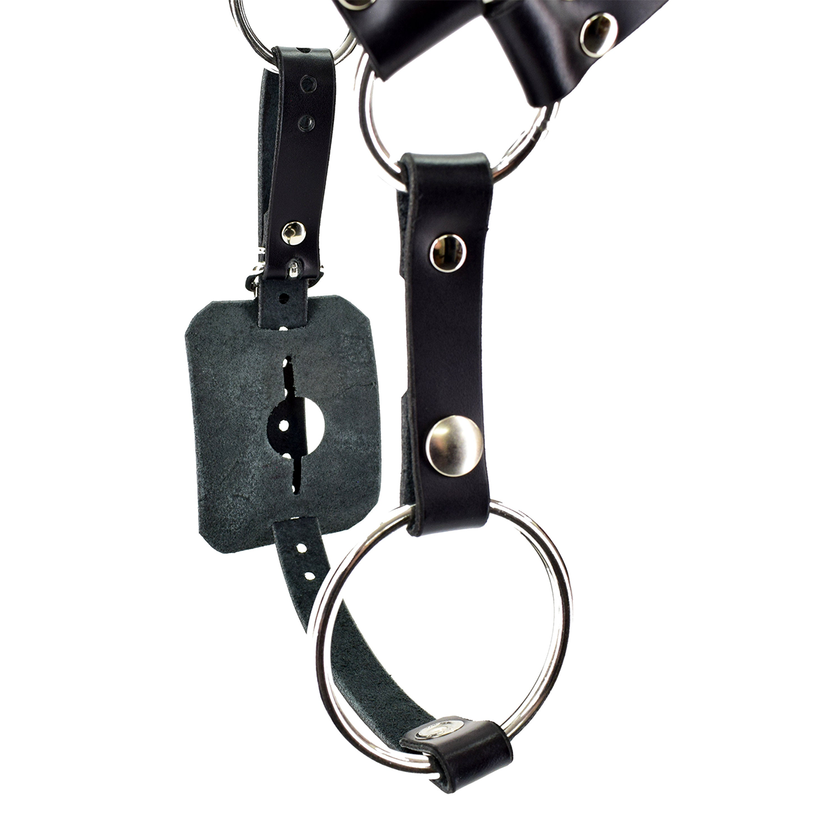Sexy Leather Butt Plug Bondage - Garter Belt Set ulasan dan harga