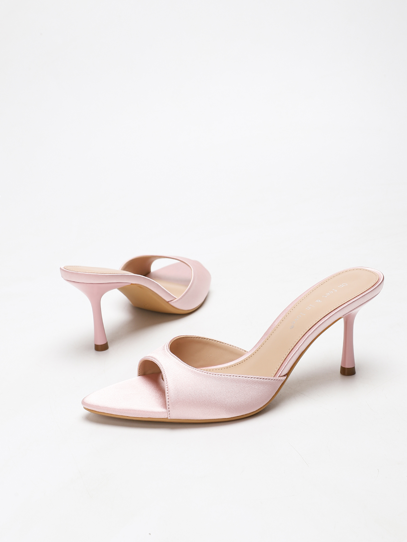 Women's Satin Pointed Toe Stil - Slip Dress Satin ulasan dan harga