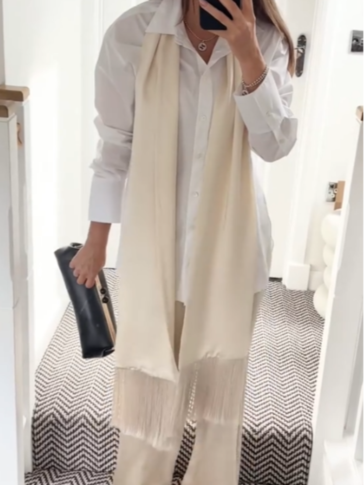 Solid Women Scarf 2026 New Sat - Corset Waist Cinch ulasan dan harga