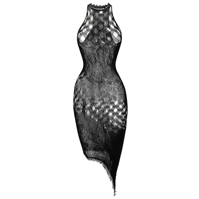 1PC Sexy Women Fishnet See Thr - Bodystocking Fishnet ulasan dan harga